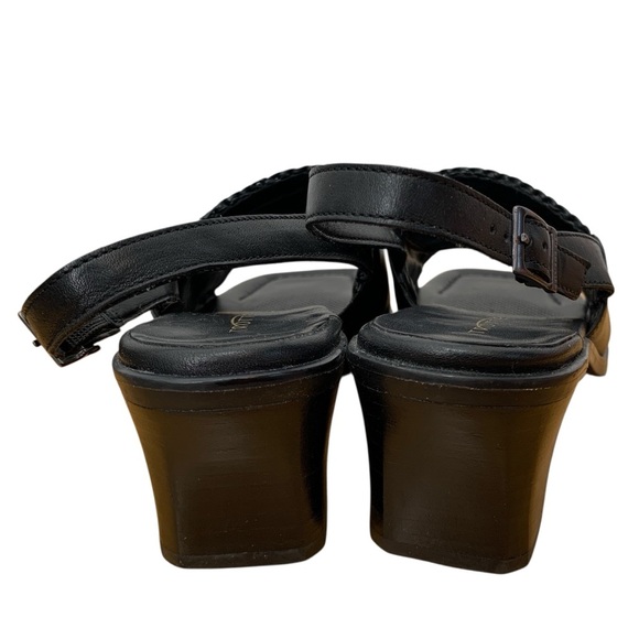 SET OF 2! Trotters Slingback Sandals Womens 8.5N NARROW Leather Vacation Cruise - Picture 10 of 13